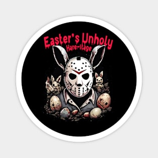 Easter's Unholy Hare-itage Magnet